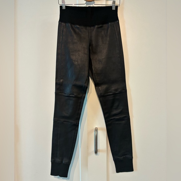 Paco Rabanne 🖤 38 (XS-S) Black Leather Leggings - Like New! $1900